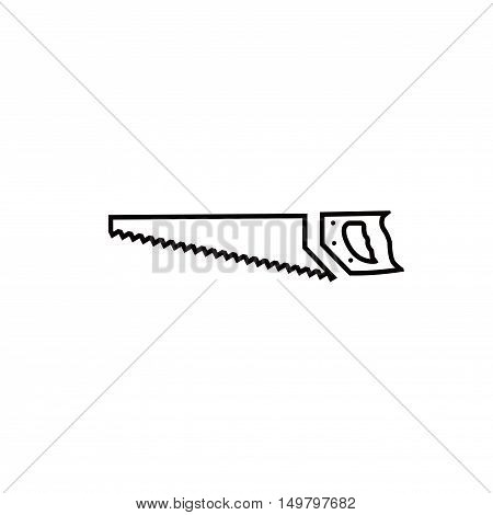 hacksaw icon stock vector illustration flat design