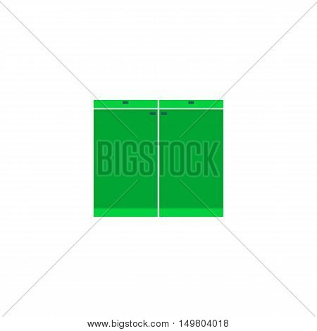 Cupboard Icon Vector. Flat simple color pictogram