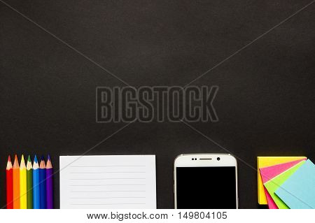 School Or Office Black Desk