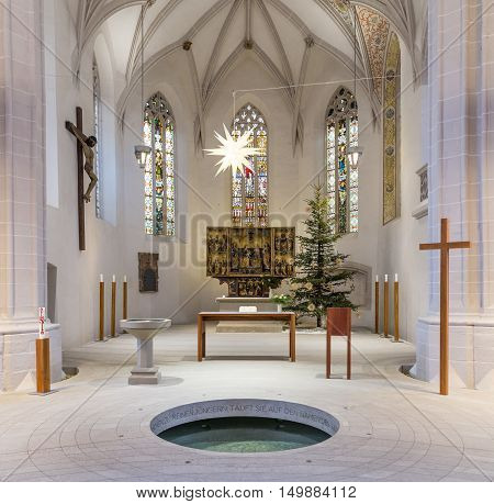 Inside Famous St. Petri - Pauli Church In Eisleben