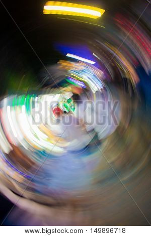 Background Blur At Night.