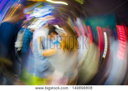 Background Blur At Night.