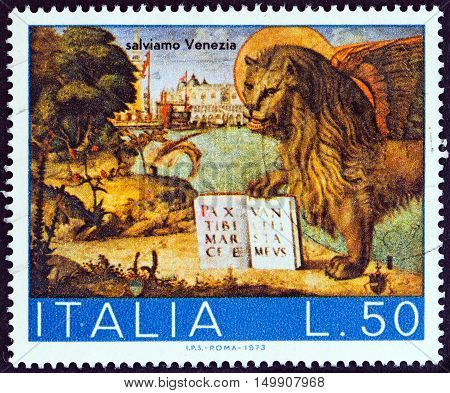 ITALY - CIRCA 1973: A stamp printed in Italy from the 