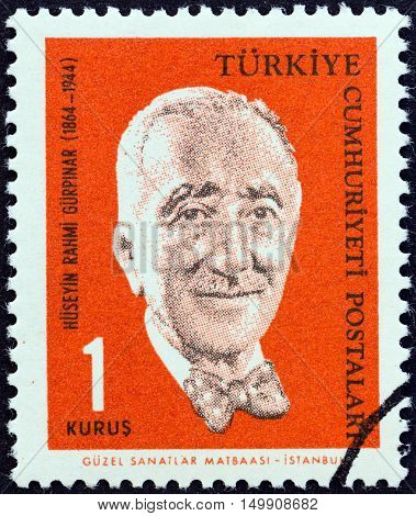 TURKEY - CIRCA 1964: A stamp printed in Turkey from the 
