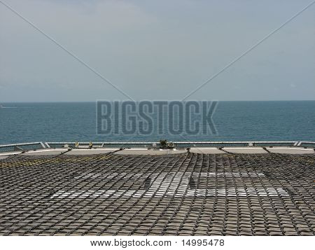Skibs helipad