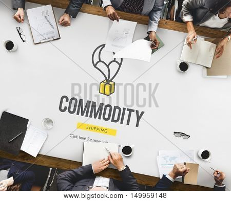 Commodity Distribution Freight Industrial Trade Concept