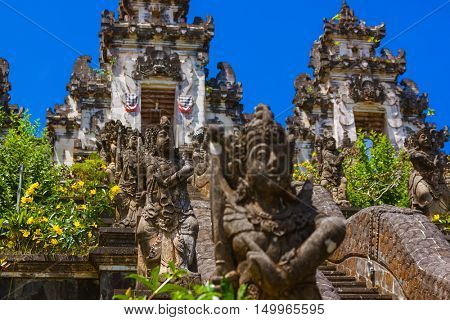 Lempuyang temple - Bali Island Indonesia - travel and architecture background