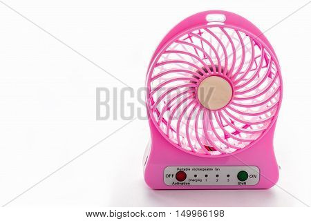 Portable fans batteries to work. You can carry it in different places. It is small