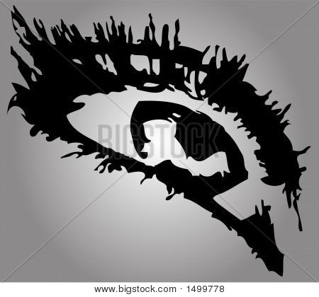 Occhio umano cercando