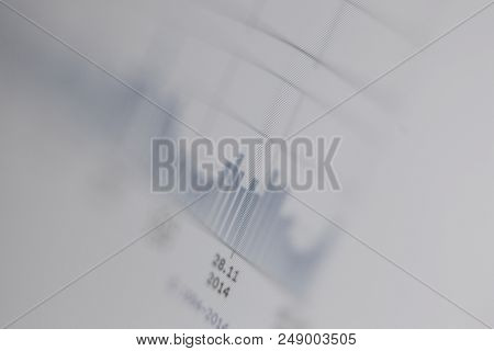 Close Up.business Schedule On A Paper Sheet .photo With Copy Space.