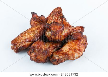 Chiken Fast Food Isolated With Clipping Path