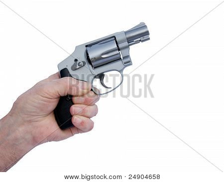 Hammerless Pistol ze stali nierdzewnej