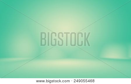 Abstract Blur Empty Green Gradient Studio Well Use As Background, Website Template, Frame, Business 