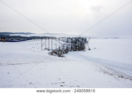 View Of Lake Baikal, The Deepest And Largest Freshwater Lake By Volume In The World, Located In Sout