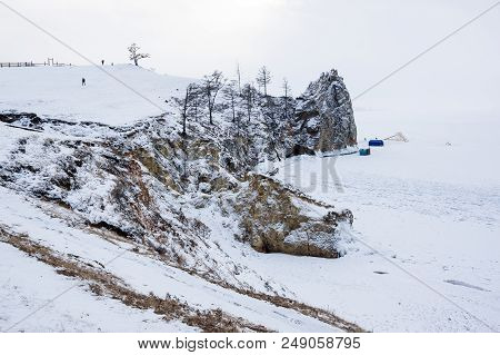 View Of Lake Baikal, The Deepest And Largest Freshwater Lake By Volume In The World, Located In Sout