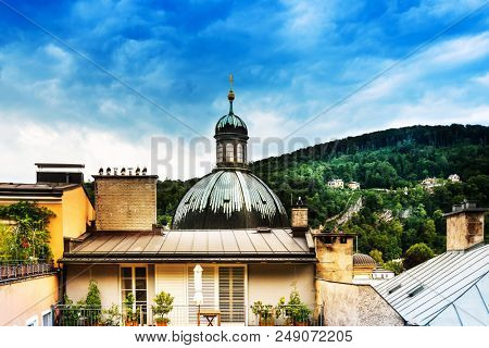 Nonnberg Abbey in Salzburg, Austria