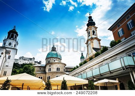 Salzburg Cathedral is the seventeenth-century Baroque cathedral of the Roman Catholic Archdiocese