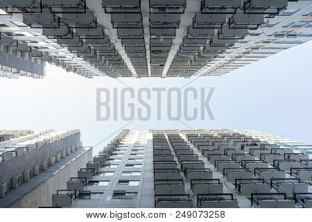 Apartment Building Skyscrapper Tower In The City