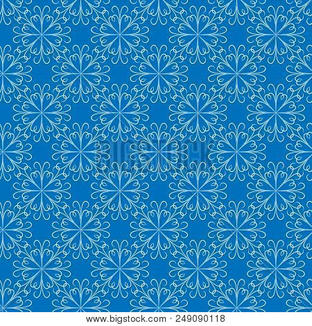 Abstract Nowflake Seamless Pattern. Fashion Graphic Background Design. Modern Stylish Abstract Textu