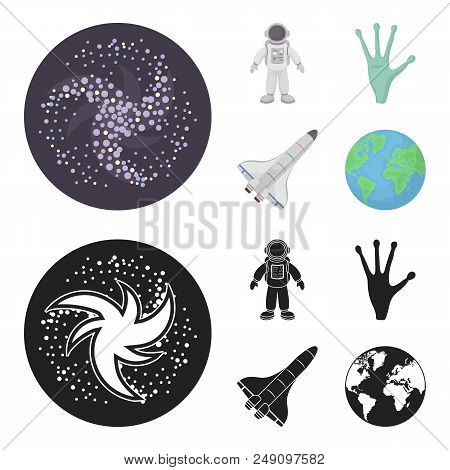 The Alien Hand, The Space Shuttle Ship Space Shuttle, The Astronaut In The Spacesuit, The Black Hole