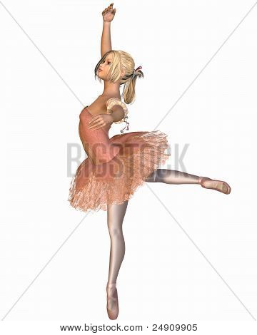 Prestazioni di balletto - atteggiamento Pose