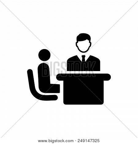 Business Discussion Icon That Can Be Used For Designing And Developing Websites, As Well As Printed 