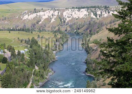 Kerr Dam By Flathead Lake In Polson, Mt