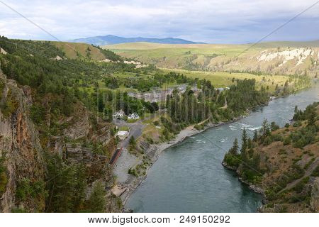 Kerr Dam By Flathead Lake In Polson, Mt