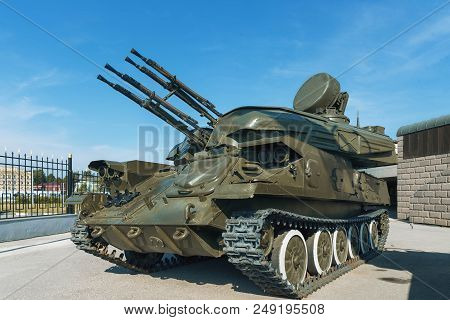 Russian Tank In The Street, Military Equipment