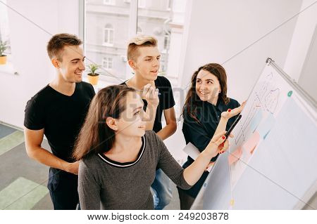 Fashion Designers Meeting, Coworkers Communication, Discussion And Argument. Young Team Working Toge