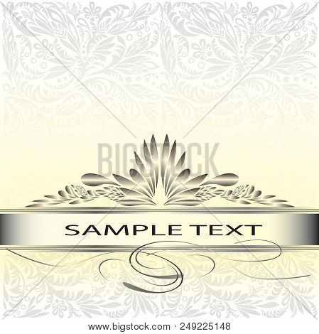 Floral Color Retro Vintage Decorative  Background (eps10)