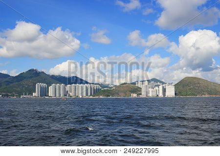 From East Lamma Channel View Of Hk
