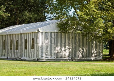 A party or event tent