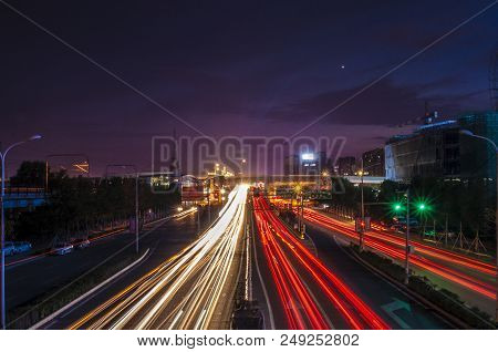 Changchun Expressway Night Scene.
Photographed In Changchun, China