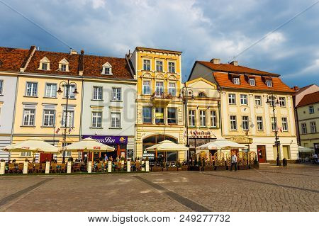 Bydgoszcz, Poland, May 31, 2018: Old Town In Bydgoszcz. Bydgoszcz Is Architecturally Rich City, With