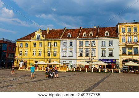 Bydgoszcz, Poland, May 31, 2018: Old Town In Bydgoszcz. Bydgoszcz Is Architecturally Rich City, With