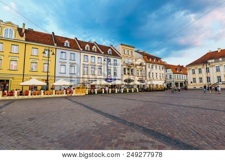 Bydgoszcz, Poland, May 31, 2018: Old Town In Bydgoszcz. Bydgoszcz Is Architecturally Rich City, With