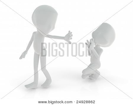 3D Character : Supplication Concept