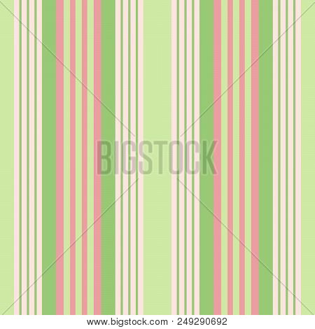 Vertical Stripes Seamless Vector Pattern. Retro Style Print Texture.