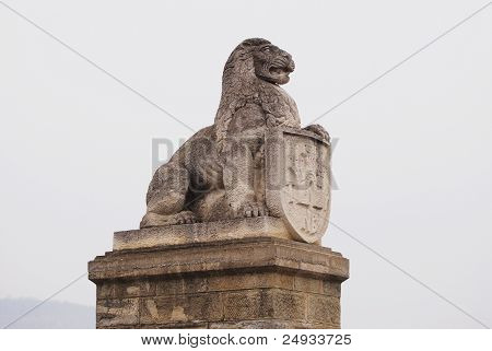 Lion of Tsarevets, Veliko Tarnovo, Bulgaria