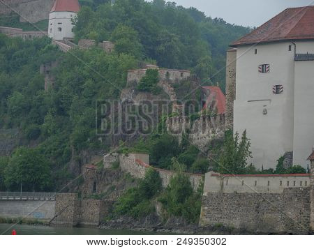 the City of Passau at the danube river
