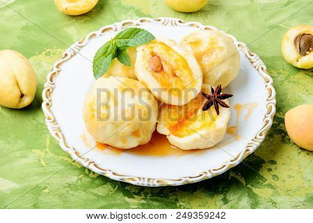 Fruit Dumplings With Apricot