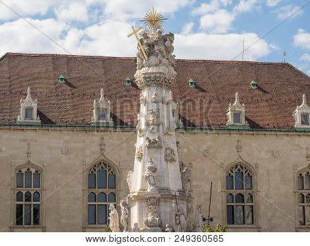 the City of Budapest at the danube river