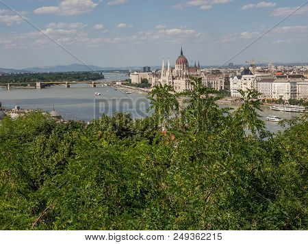 the City of Budapest at the danube river