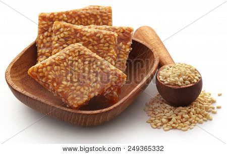 Sesame Caramel Candy Very Popular In Indian Subcontinent