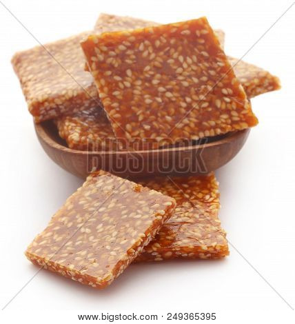 Sesame Caramel Candy Very Popular In Indian Subcontinent