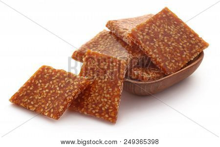 Sesame Caramel Candy Very Popular In Indian Subcontinent