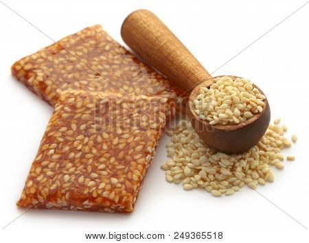 Sesame Caramel Candy Very Popular In Indian Subcontinent