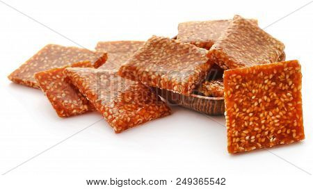 Sesame Caramel Candy Very Popular In Indian Subcontinent