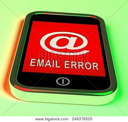 Email Fail Error Send Trouble 3D Rendering